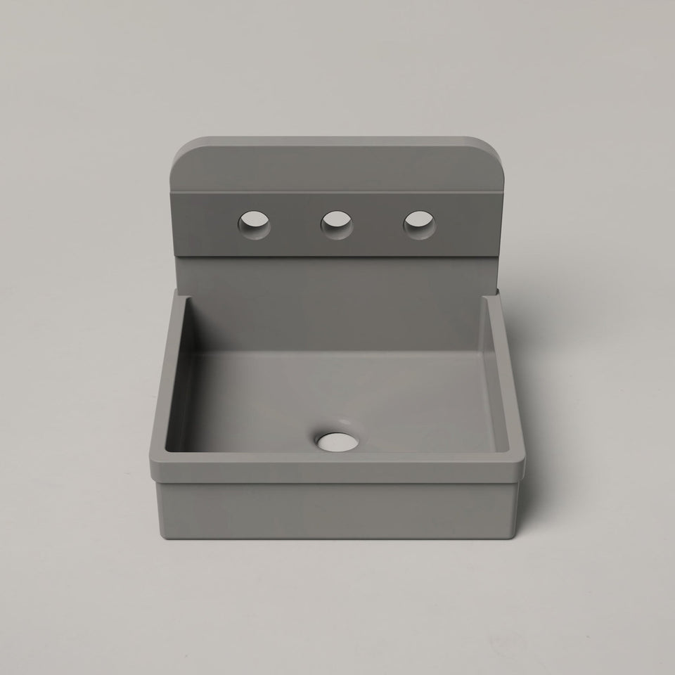 Nood Co Herbert Two Tone Basin - Sky Grey / Surface (HT2-1-3-SK)