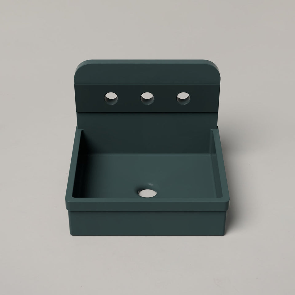 Nood Co Herbert Two Tone Basin - Surface Mount - Teal (HT2-1-3-TE)