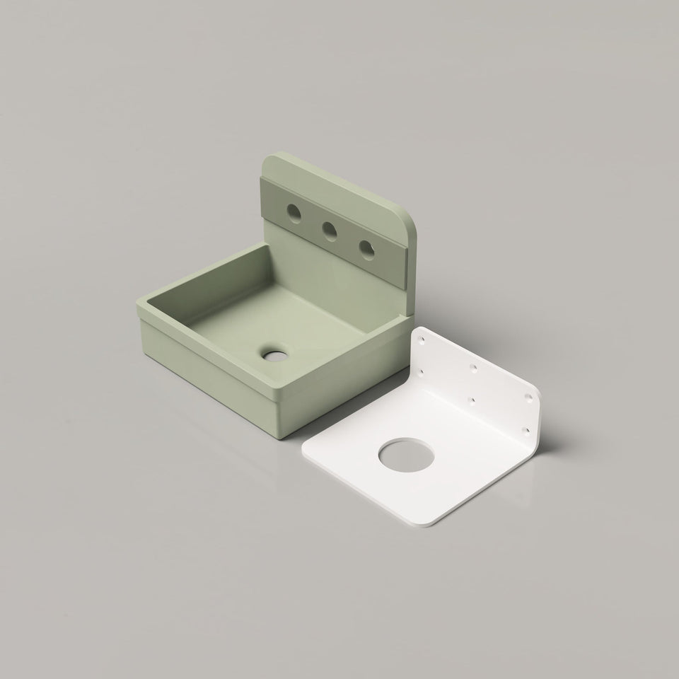 Nood Co Herbert Two Tone Basin - Mint / Wall (HT2-2-3-MI)