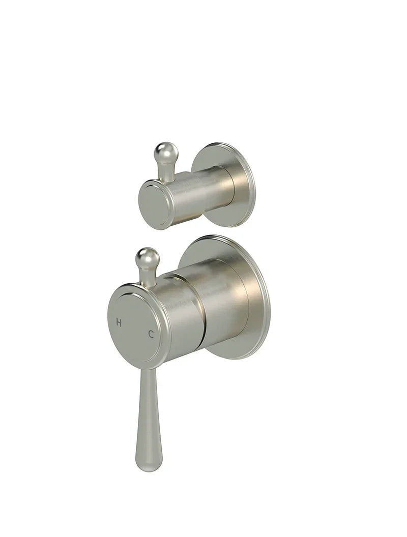 Meir Harrington Diverter Mixer Brushed Nickel Full Kit