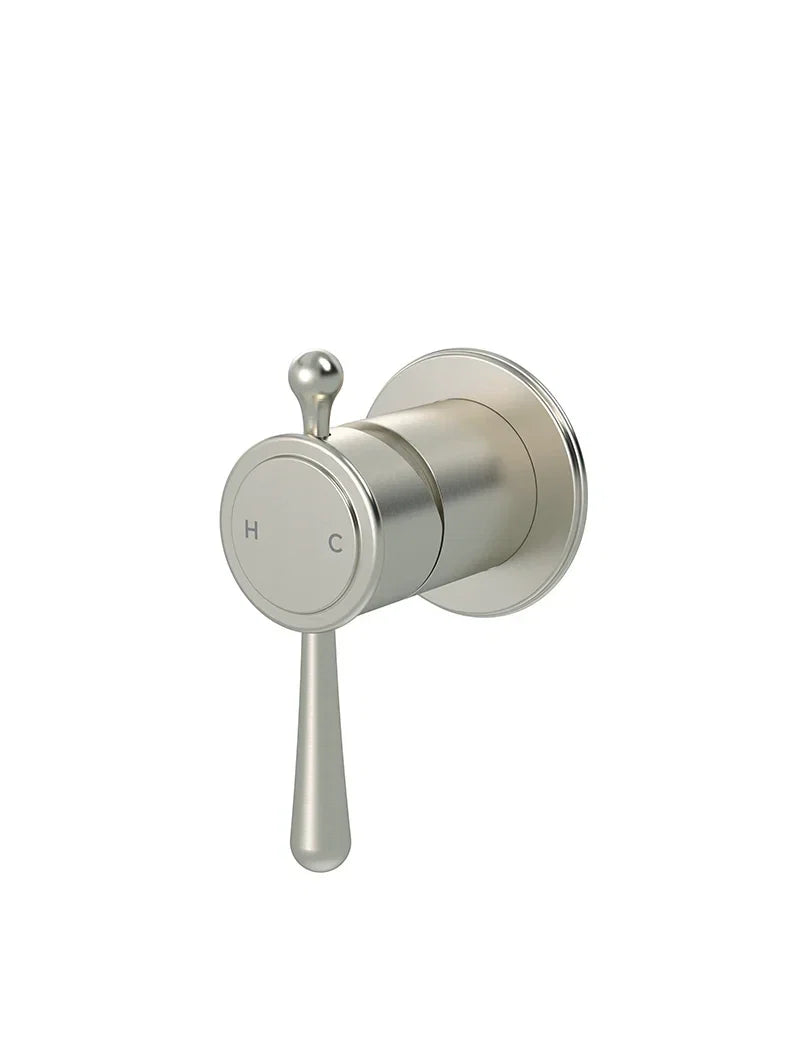 Meir Harrington Wall Mixer Brushed Nickel Full Kit