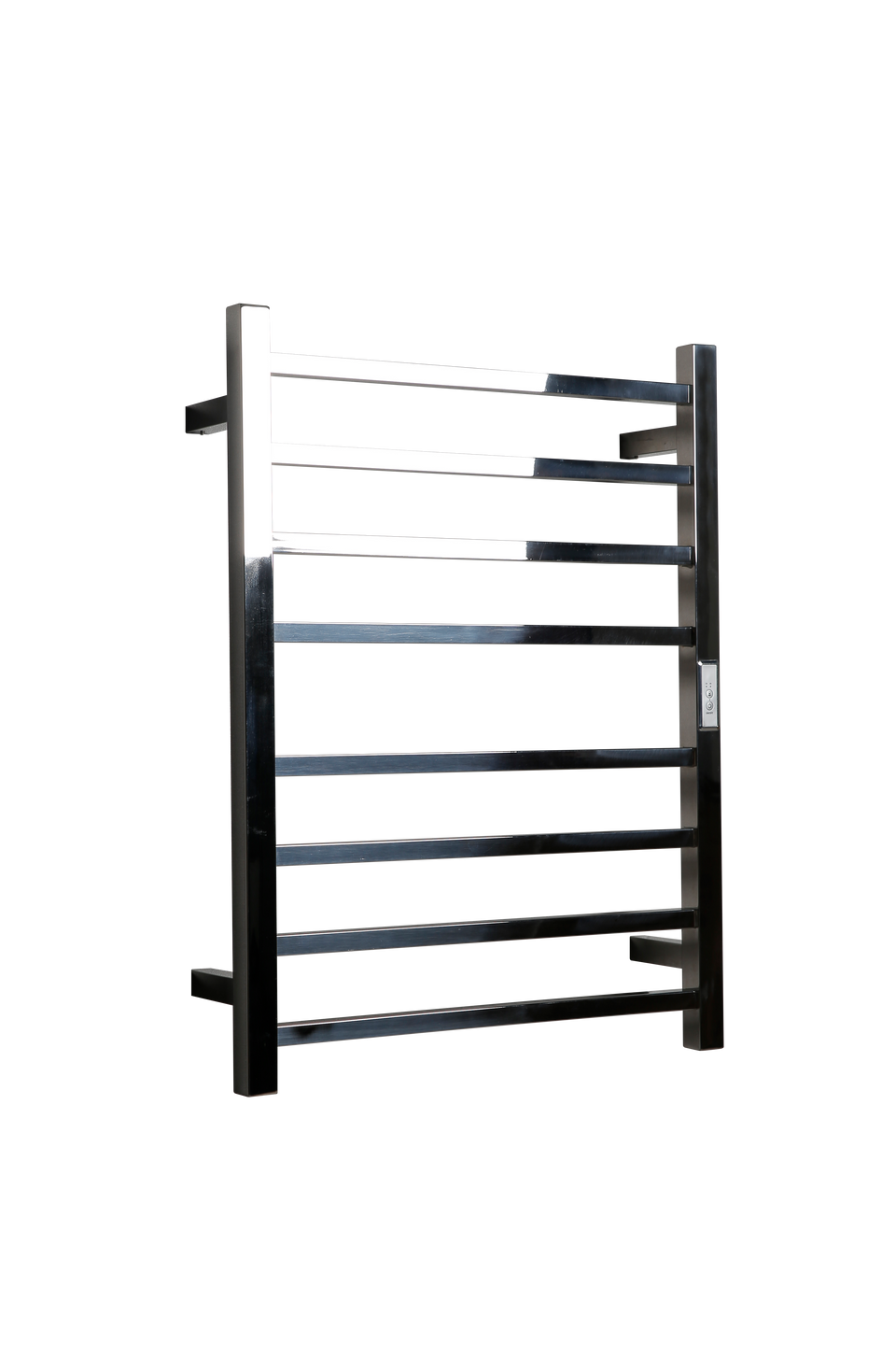 Hotwire Flat Square Heated Towel Rail 8 Bars 700hx530w Inc Timer