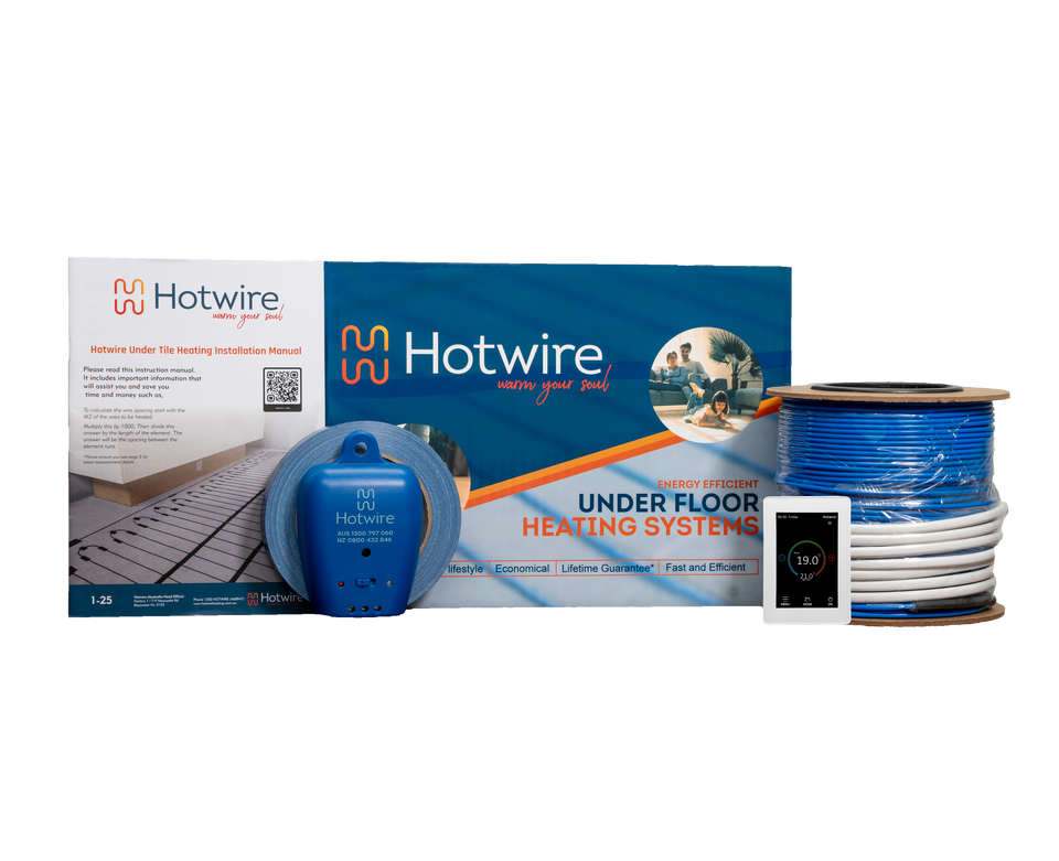 Hotwire Under Tile Heating System 4000 Watts 25.1-28.5m2
