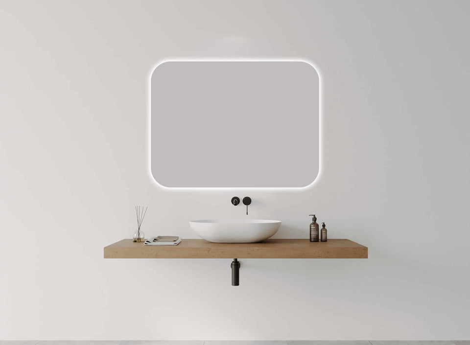 Remer I-Series Soft Rectangle LED Mirror 1200
