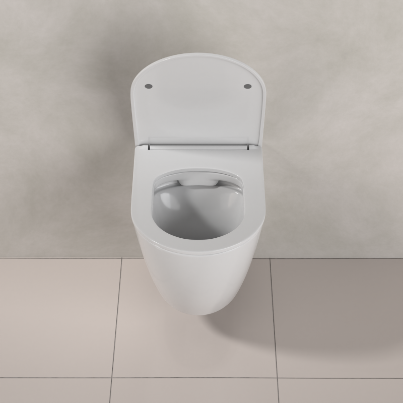 WHP01MW-3 | Icarus Gloss White Wall-hung Toilet Pan | Icarus-Gloss-White-1-2
