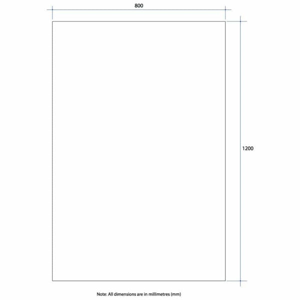Thermogroup Rectangle Polished Edge Mirror Glue-to-Wall