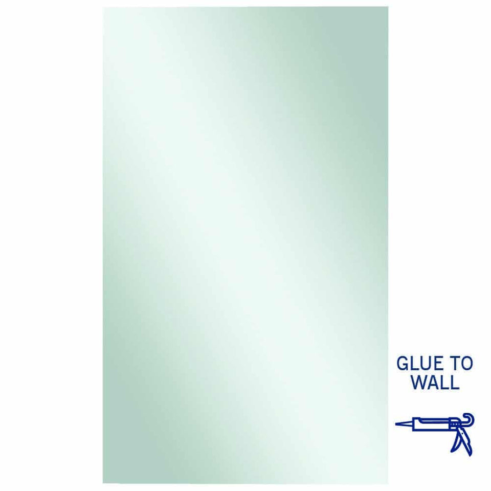 Thermogroup Rectangle Polished Edge Mirror Glue-to-Wall - 1500x900mm (JS1590GT)
