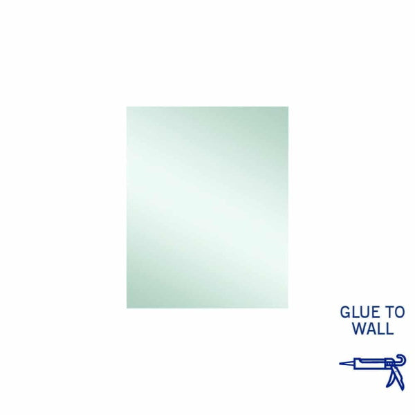 Thermogroup Rectangle Polished Edge Mirror Glue-to-Wall