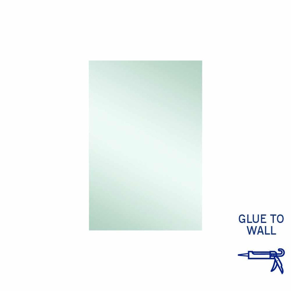 Thermogroup Rectangle Polished Edge Mirror Glue-to-Wall - 600x900mm (JS6090GT)