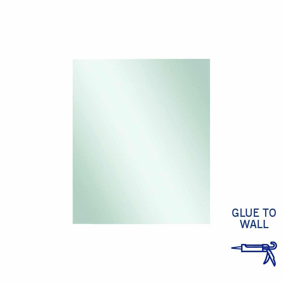 Thermogroup Rectangle Polished Edge Mirror Glue-to-Wall - 900x750mm (JS9075GT)