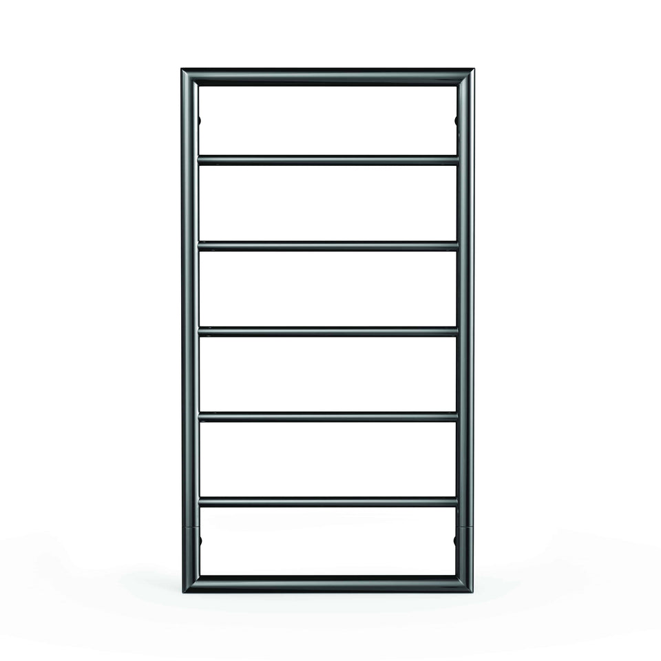 Thermogroup Jeeves Spartan Boxx Heated Towel Rail - Satin Black (T52SBKR)
