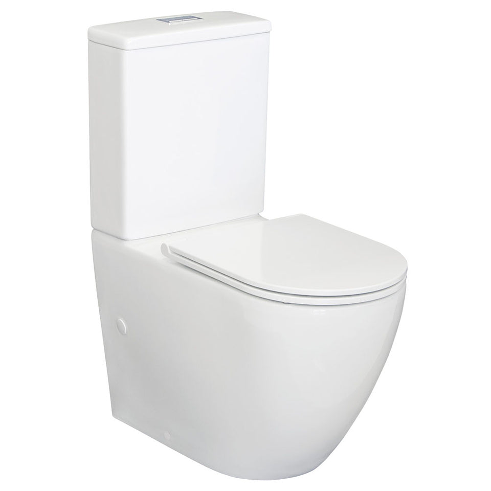 Alix Back-to-Wall Slim Seat Toilet Suite