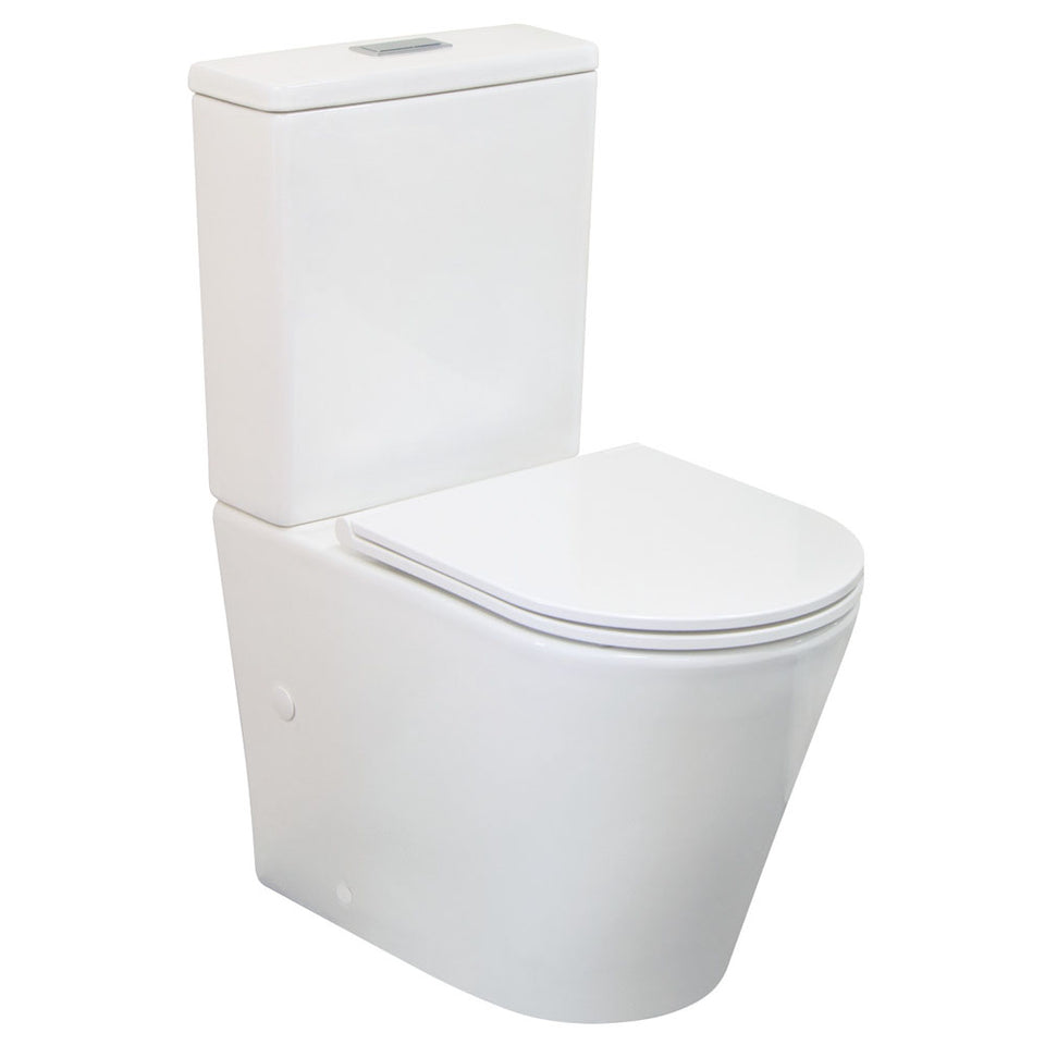 Isabella Back To Wall Slim Seat Toilet Suite