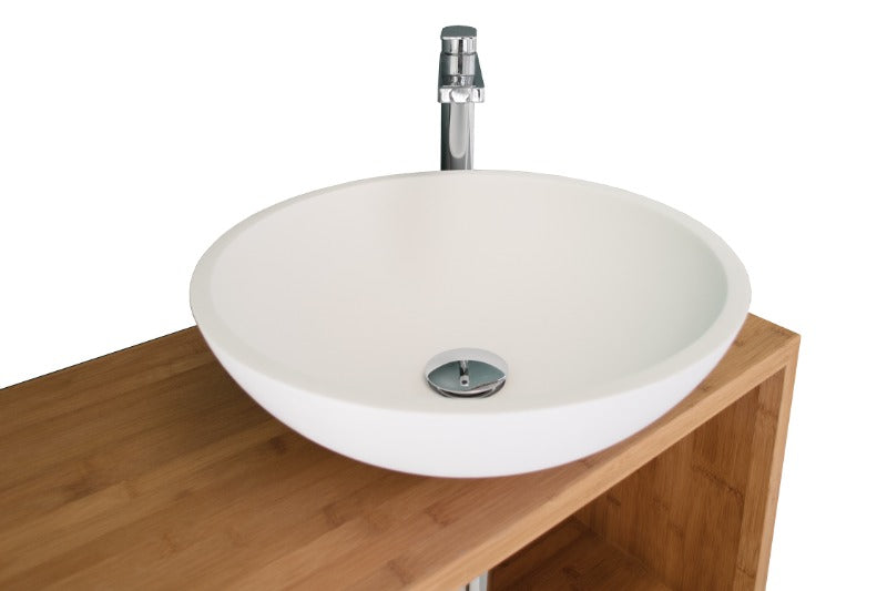 ADP KARMA above-counter basin MATTE white 412 dia.