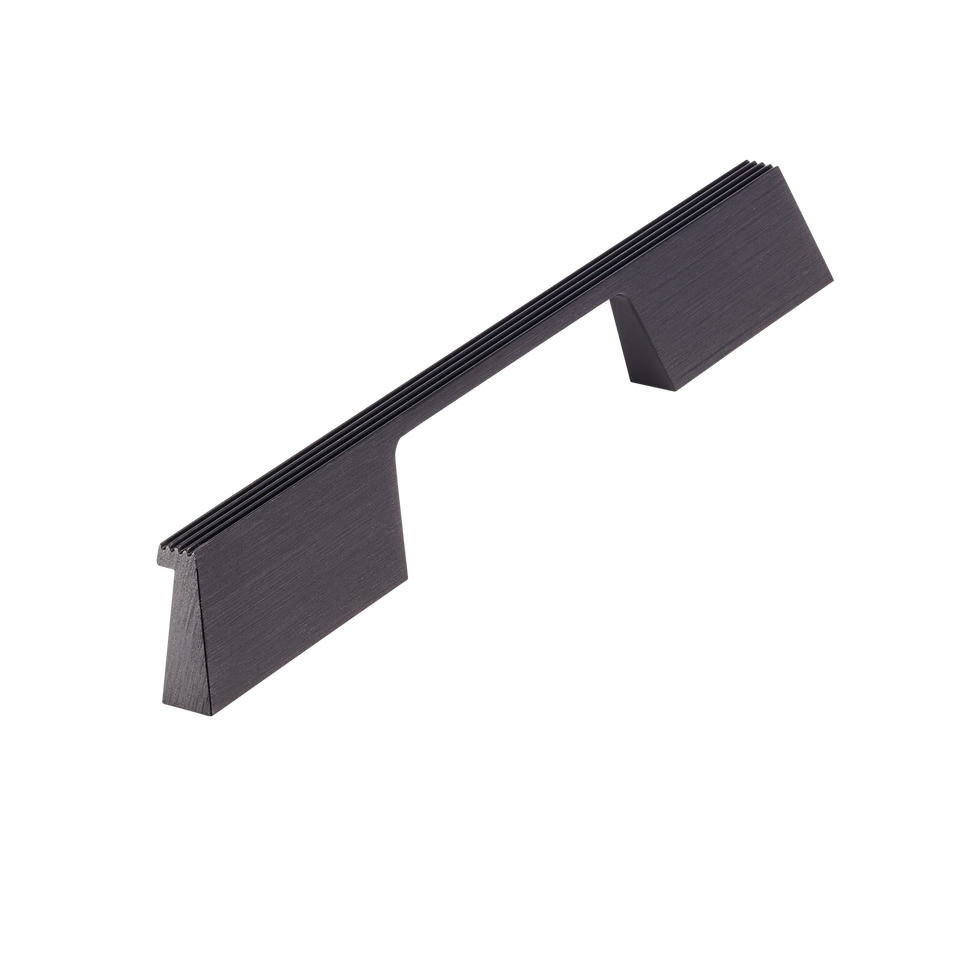 Momo Handles Rail D Handle Brushed Black
