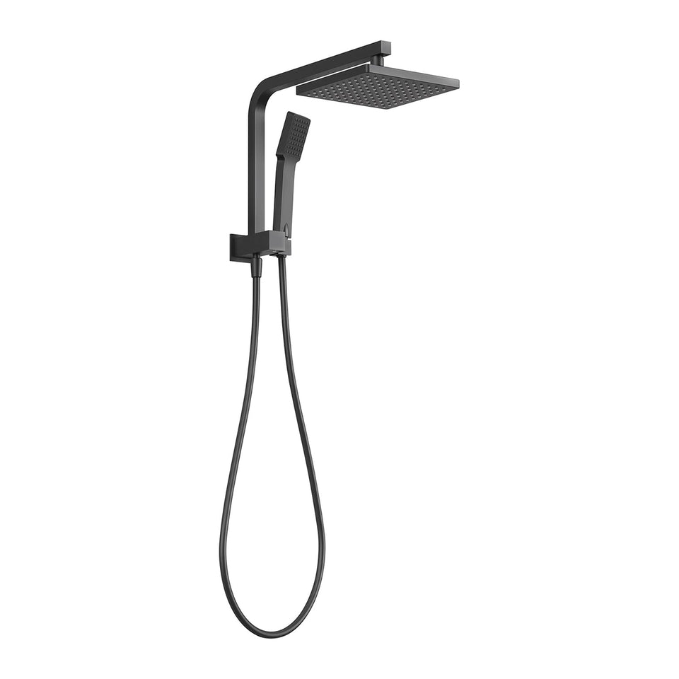 Phoenix Lexi Compact Twin Shower - Matte Black (LE6510-10)