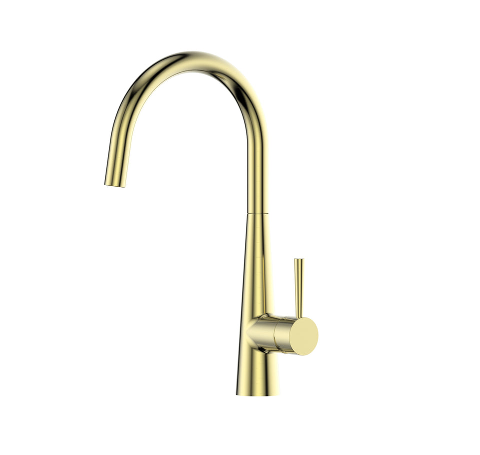 Greens Galiano Slimline Sink Mixer Brushed Brass - Greens official image (LF1756203BB)