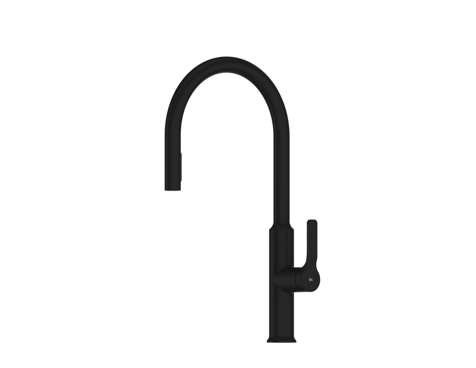 Greens Craft Pulldown Kitchen Mixer with Kitchen Spout - Greens official image (LF24803542MB)