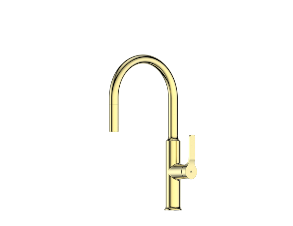 Greens Craft Pulldown Kitchen Mixer with Prep Spout - Greens official image (LF24803543BB)