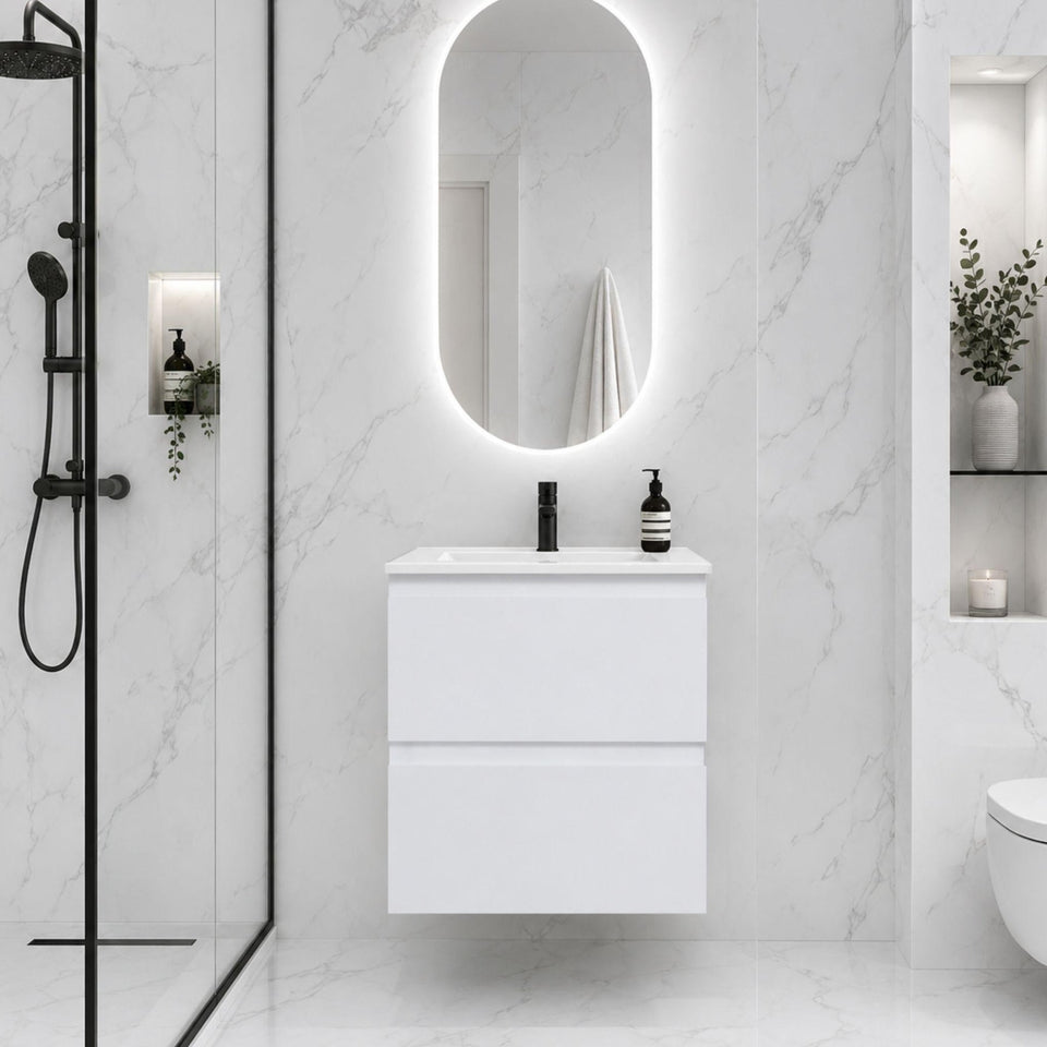 Lukka Alpha Single Bowl Wall Hung Vanity