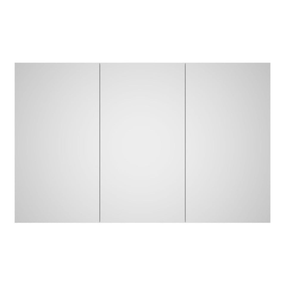 LUKKA ALPHA GLOSS WHITE PVC SHAVING CABINET 1200X750MM