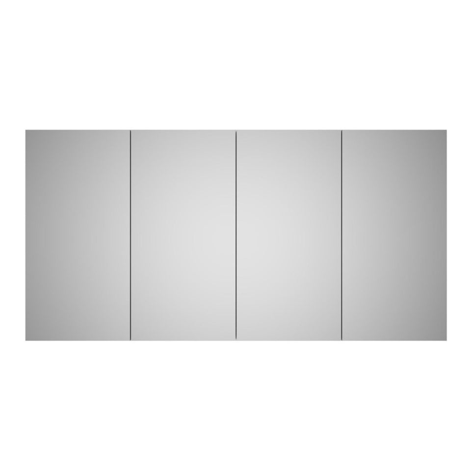 LUKKA ALPHA GLOSS WHITE PVC SHAVING CABINET 1500X750MM