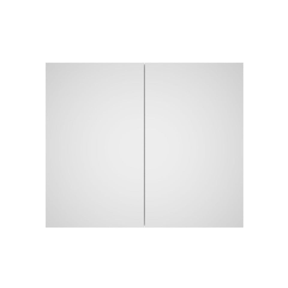 LUKKA ALPHA GLOSS WHITE PVC SHAVING CABINET 900X750MM