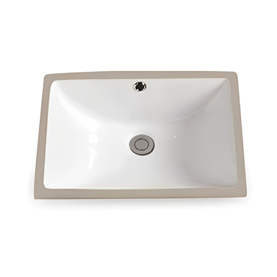 LUKKA CRETE UNDER COUNTER BASIN GLOSS WHITE 460MM