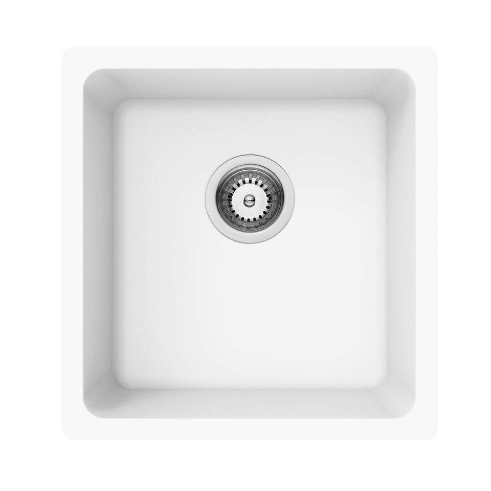 Lukka Crete Granite Single Bowl Kitchen Sink 430MM