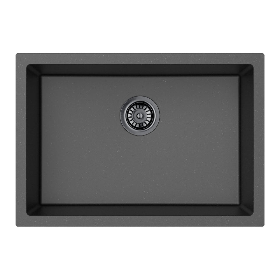 Lukka Crete Granite Single Bowl Kitchen Sink - 660mm (LK-GSKS660)