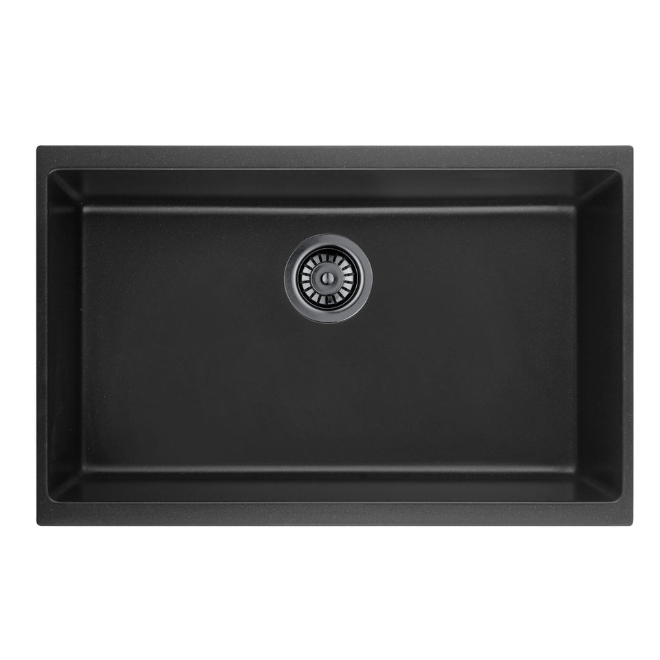 Lukka Crete Granite Single Bowl Kitchen Sink 730MM