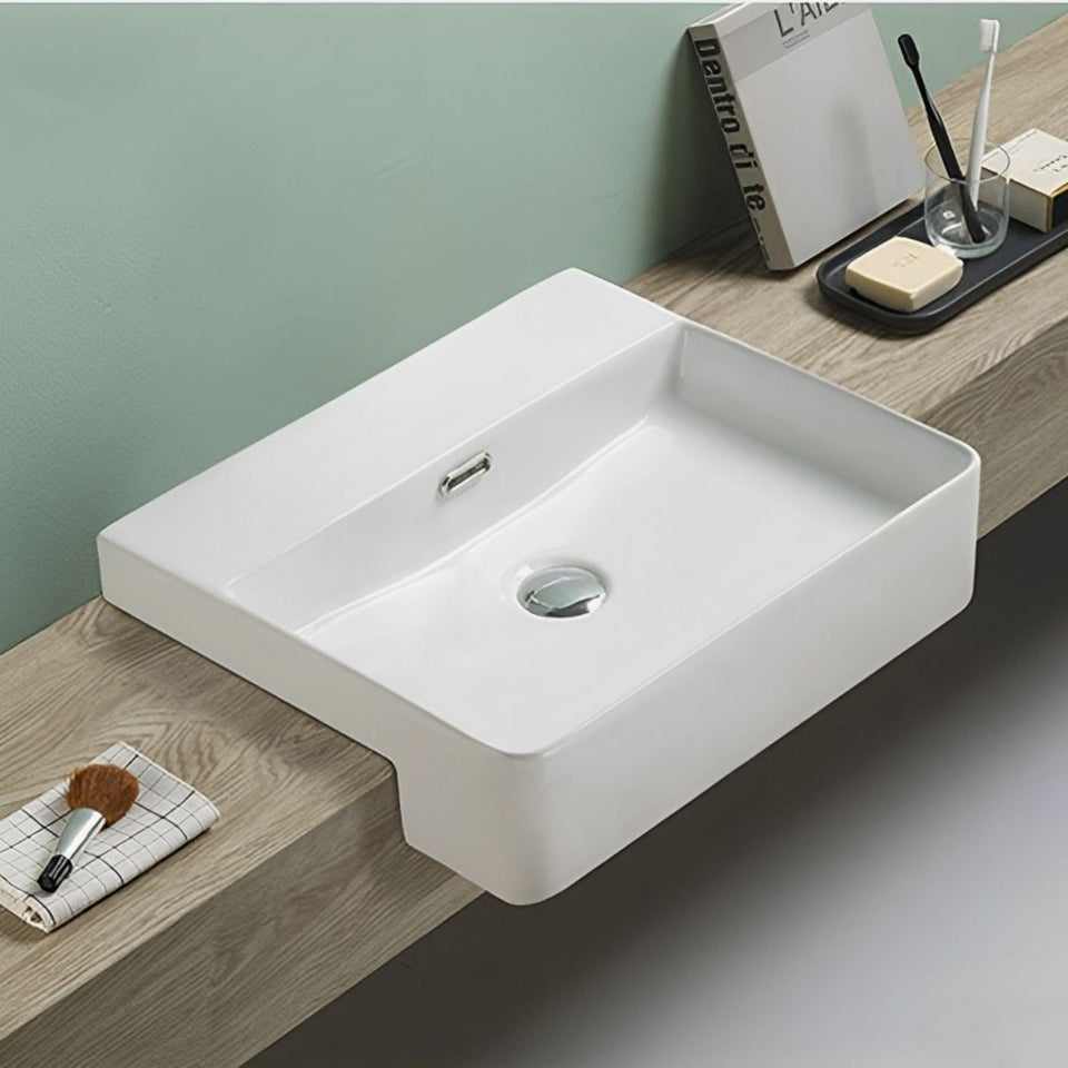 Lukka Kliff Semi Recessed Basin - 502mm (LK-KSR520-NTH)