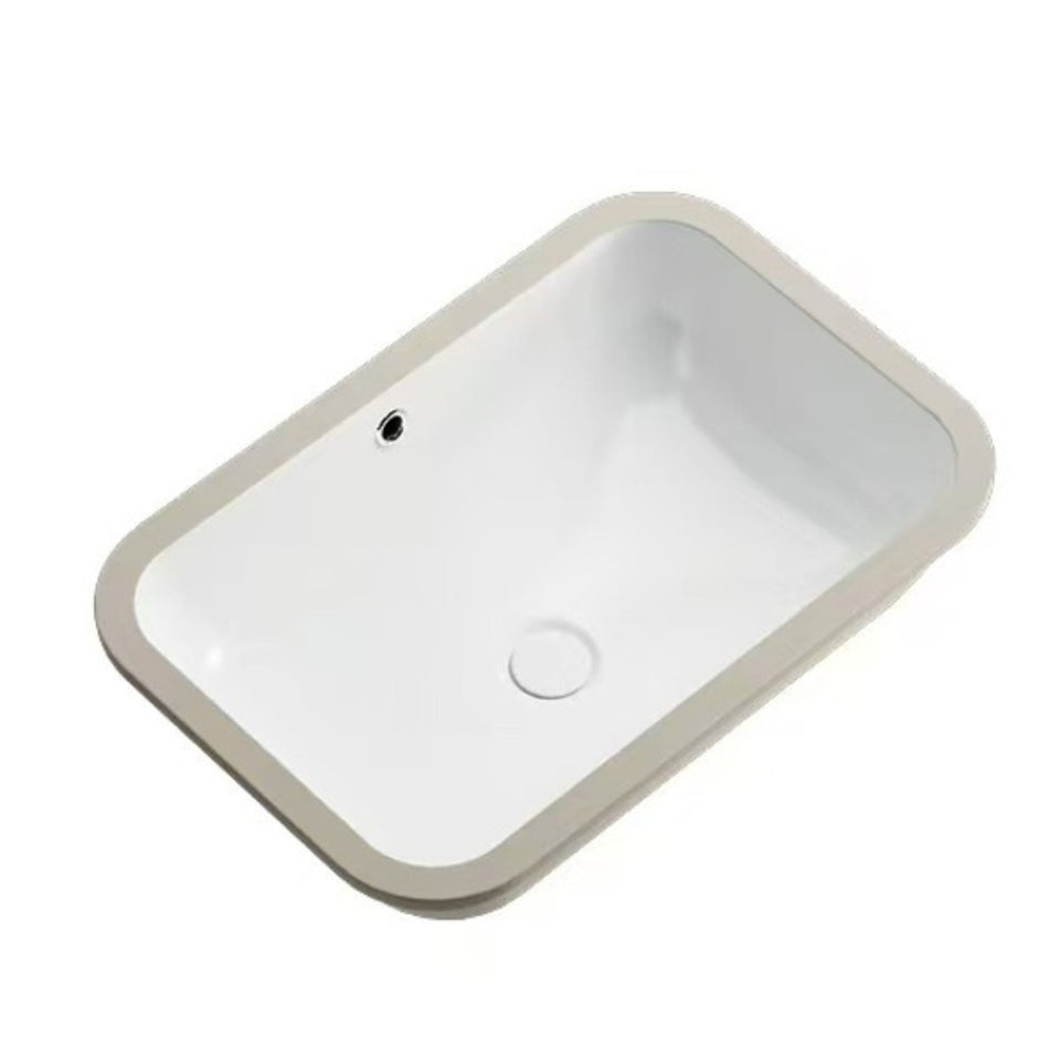 Lukka Kliff Under Counter Basin 585MM - Matte White (LK-KU585-MW)