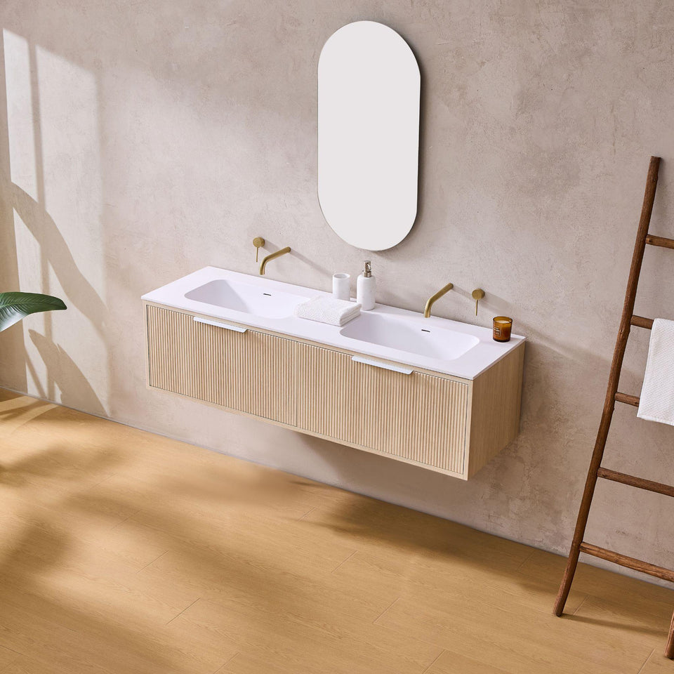 Lukka Kliff 1500MM Double Bowl Wall Hung Vanity