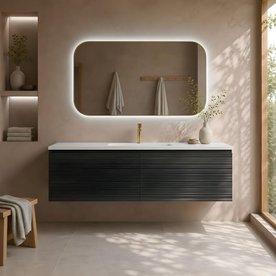 Lukka Sedona 1500MM Single Bowl Wall Hung Vanity