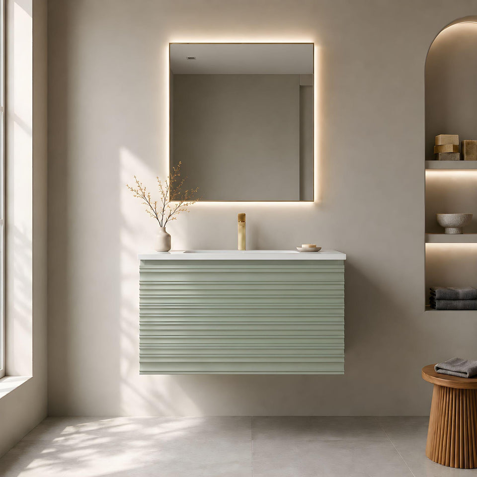 Lukka Sedona 600MM Single Bowl Wall Hung Vanity