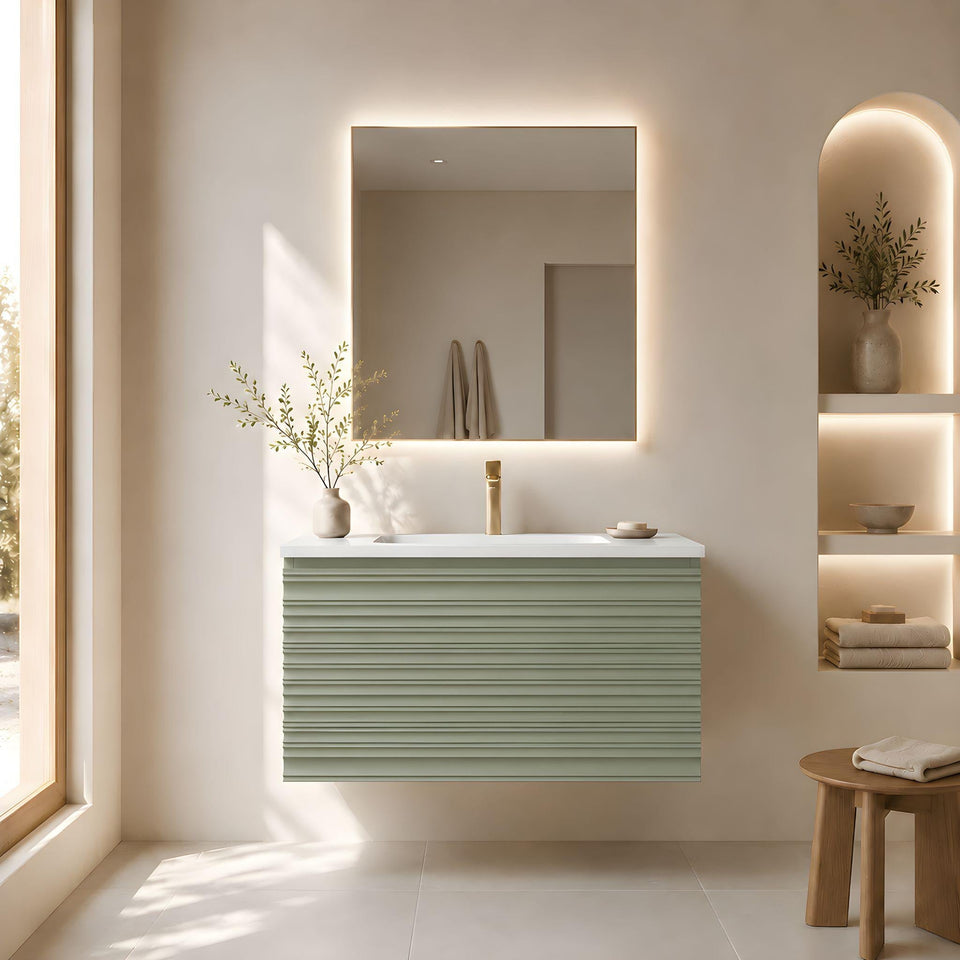 Lukka Sedona 900MM Single Bowl Wall Hung Vanity