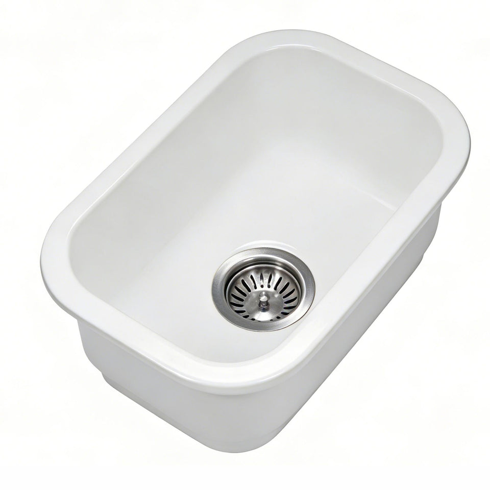 Lukka Elba Inset and Undermount Fine Fireclay Sink