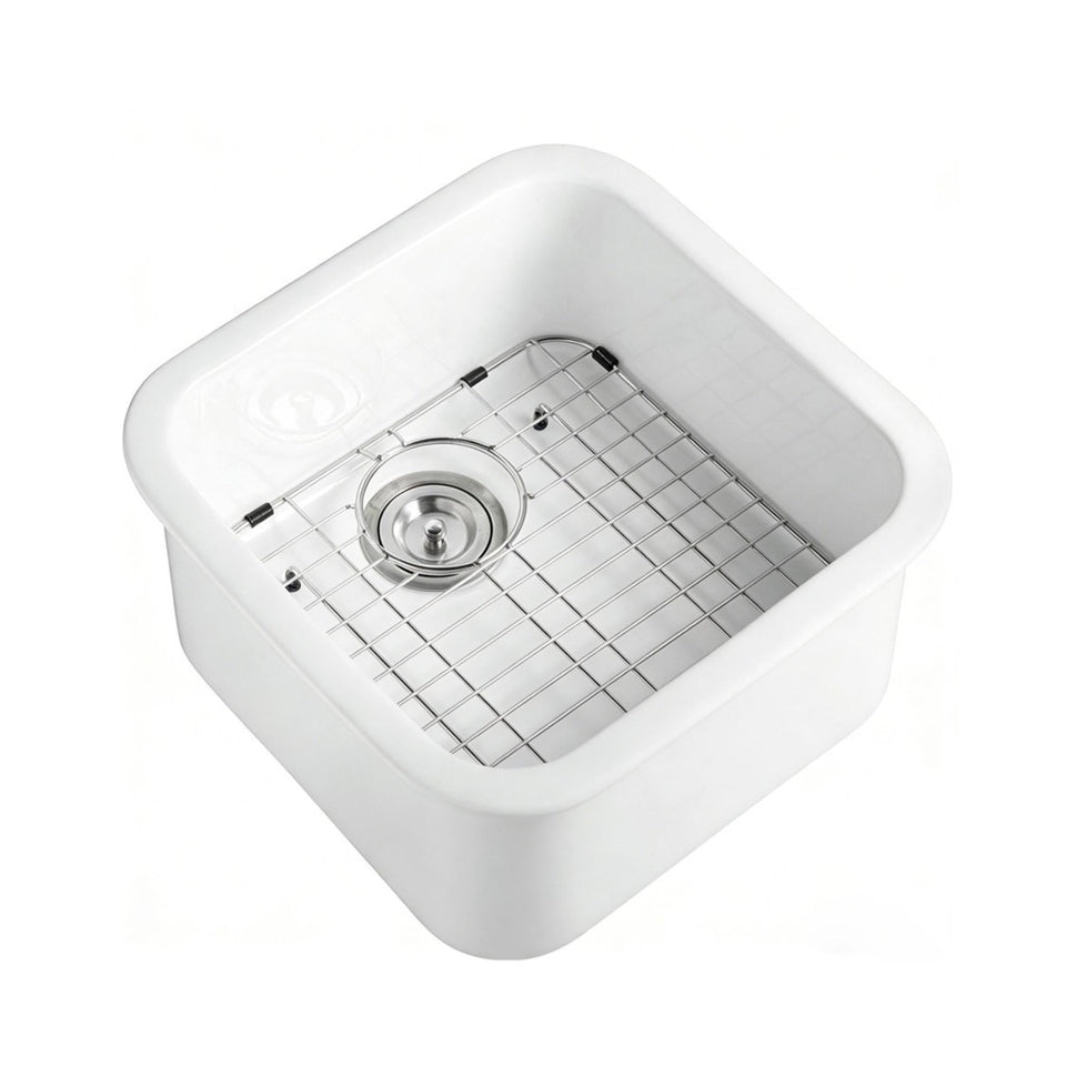 Lukka Elba Inset and Undermount Fine Fireclay Sink - 483mm (LK-S-EFC483)