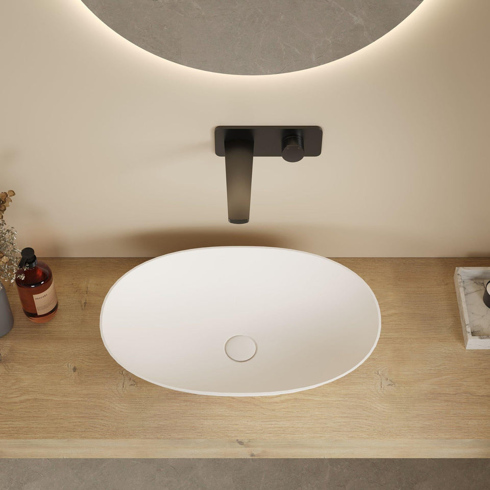 Lukka Kirra Above Counter Basin - 580mm (LK-SKA5838MW)