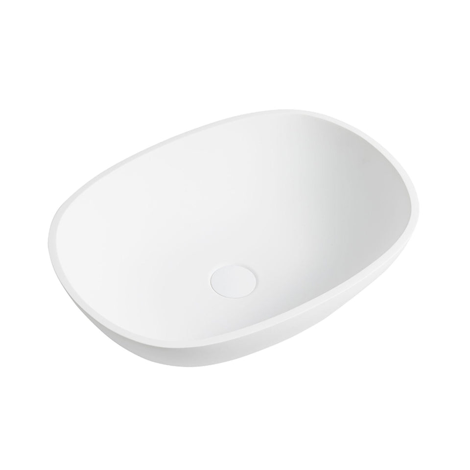 LUKKA PERRY ABOVE COUNTER BASIN MATTE WHITE 550MM