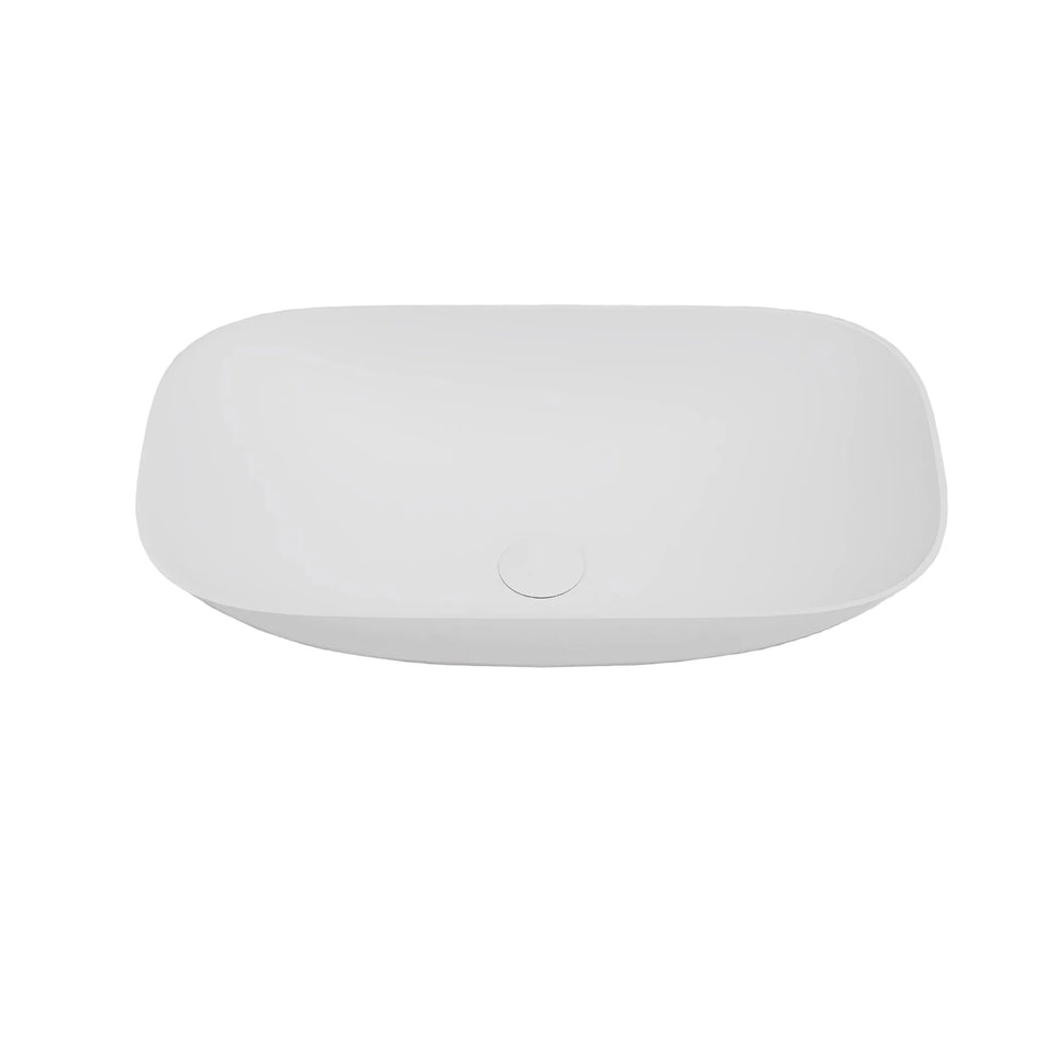 LUKKA PERRY ABOVE COUNTER BASIN MATTE WHITE 630MM