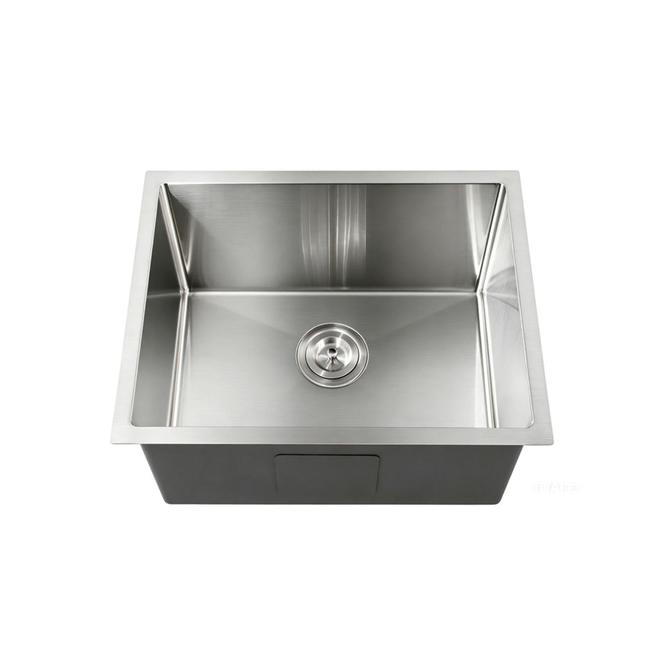 Lukka Kliff Hand Made Stainless Steel Single Bowl Undermount Kitchen Sink