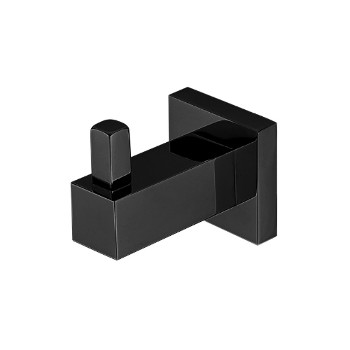 Modern National Luxe Robe Hook Single - Matte Black (LUX53BK)