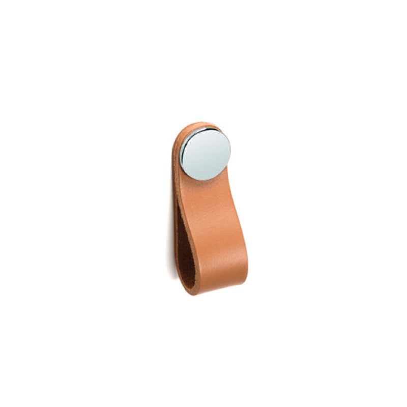 Timberline Leather Pull - Brushed Nickel (HANLPULLBRN)