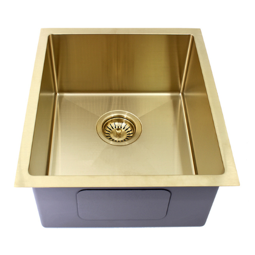 Modern National 440x380x200 Single Bowl PVD Sink - Light Gold (M-S201LG)