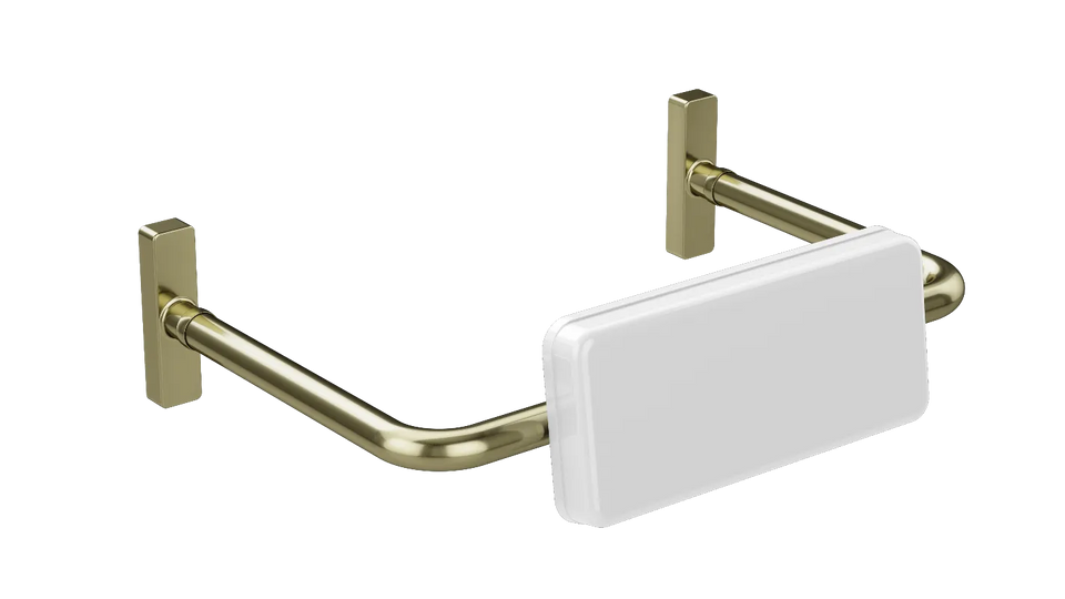 Meir Mobility Toilet Back Rest - PVD Tiger Bronze (MCR-REST-PVDBB)