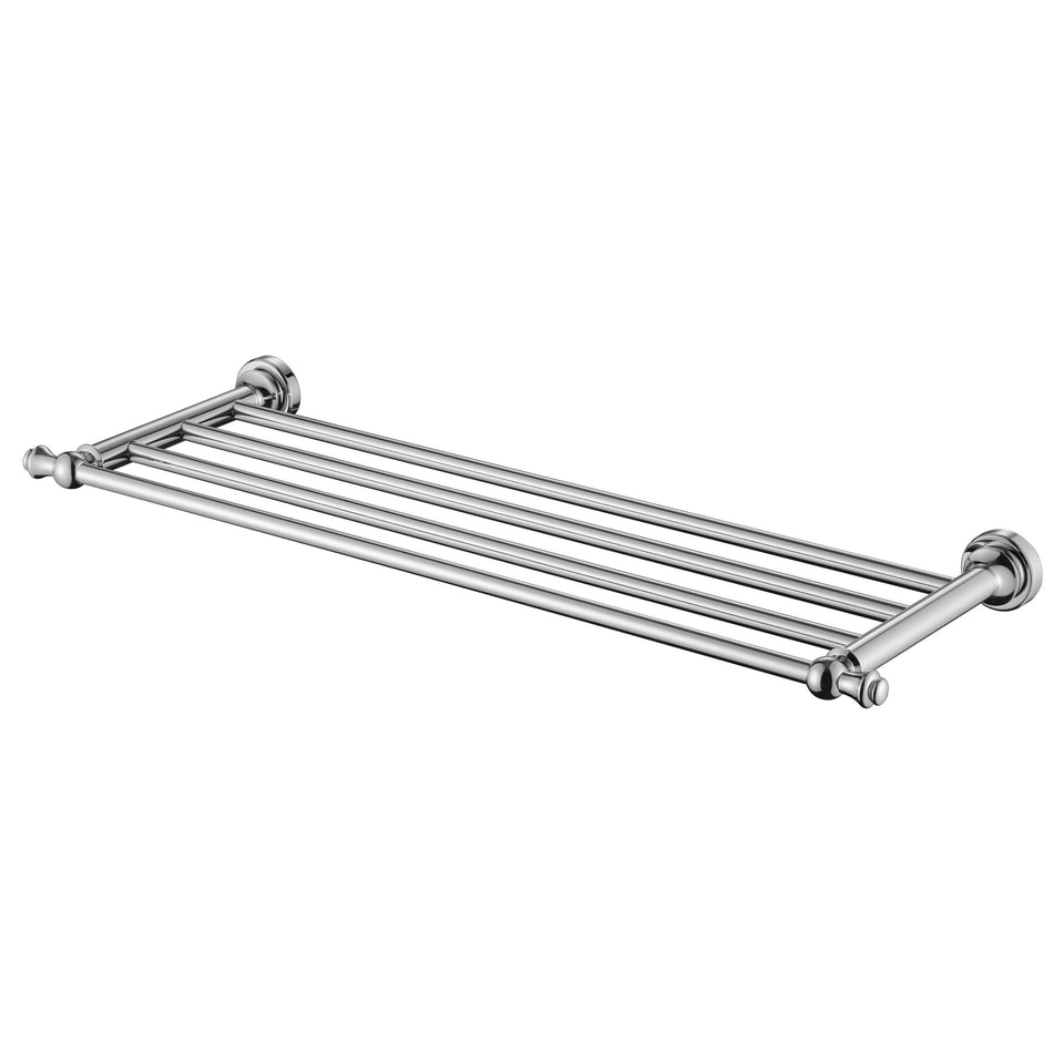 Modern National Medoc Bathroom Shelf - Chrome (MED21)