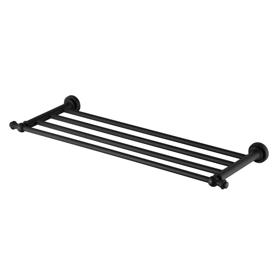 Modern National Medoc Bathroom Shelf - Matte Black (MED21BK)