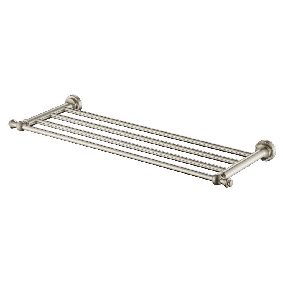 Modern National Medoc Bathroom Shelf - Brushed Nickel (MED21BN)